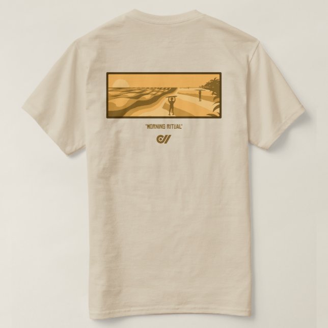 Camiseta Ritual matutino (Reverso del diseño)