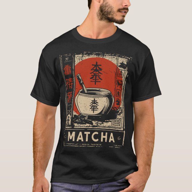 Camiseta Ritual Verde: Construcción Matcha (Anverso)