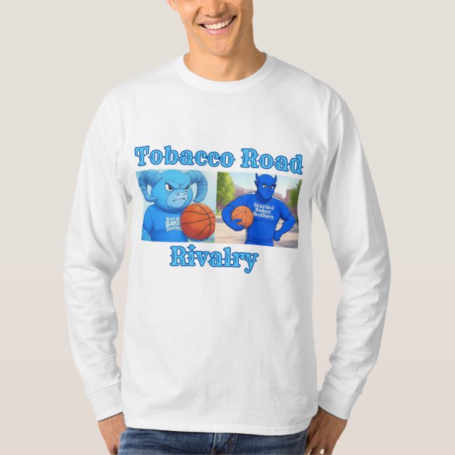 Camiseta Rivalidad de la ruta del tabaco manga larga (Anverso)