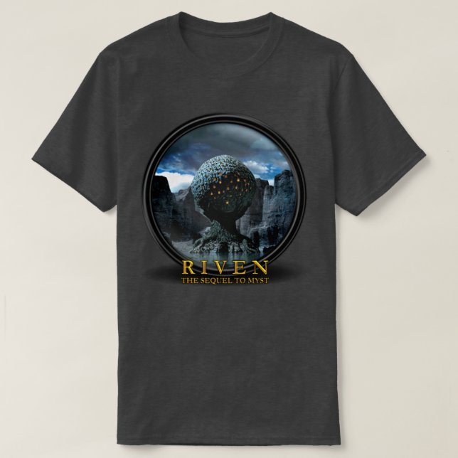 Camiseta Riven la secuencia al mito (Diseño del anverso)