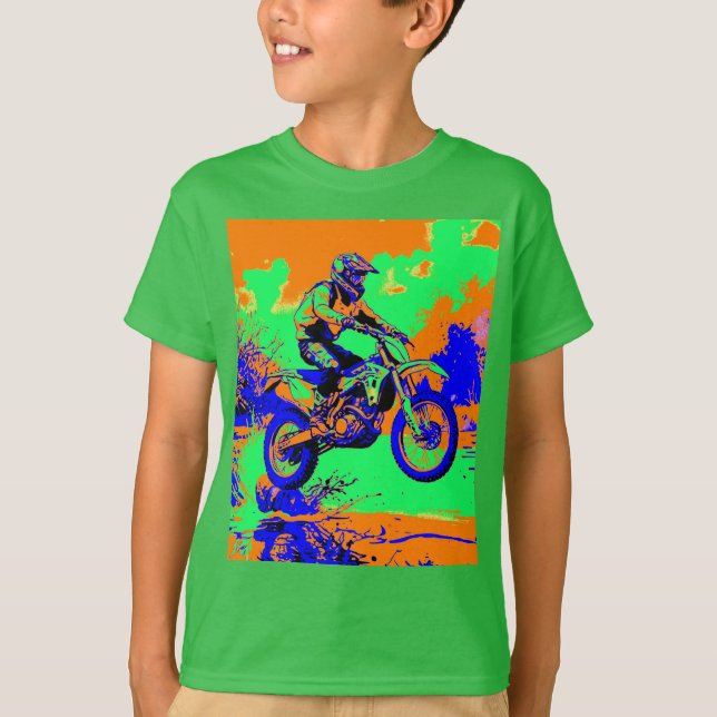 Camiseta River Hopping - Motocross Rider (Anverso)