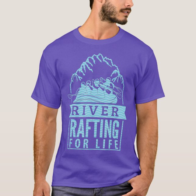 Camiseta river rafting for life Design perfect for a team (Anverso)