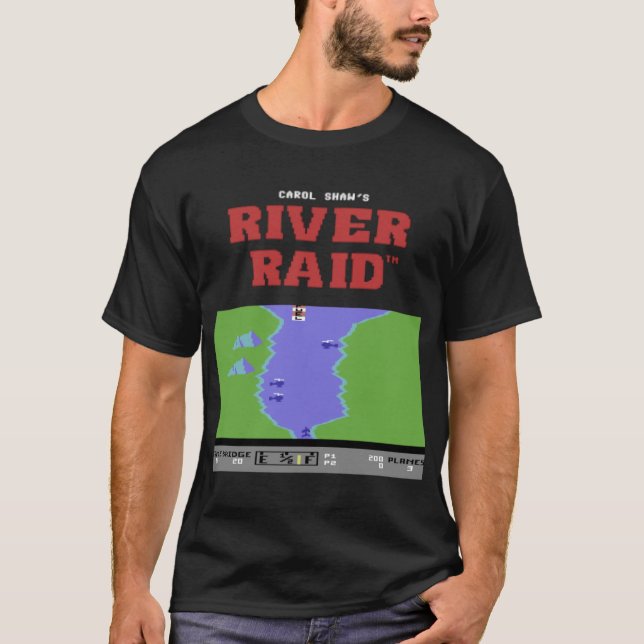 Camiseta River Raid for C64 and other home computers friend (Anverso)