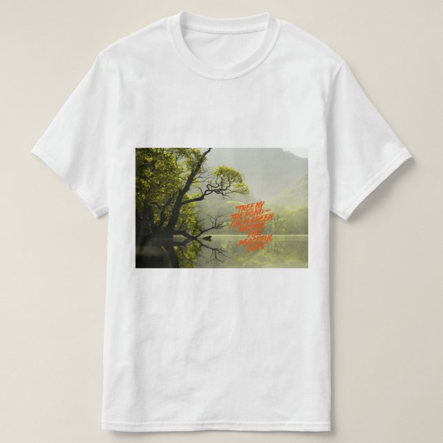 Camiseta River Side Forest Image - Scenic Waterside Nature  (Diseño del anverso)