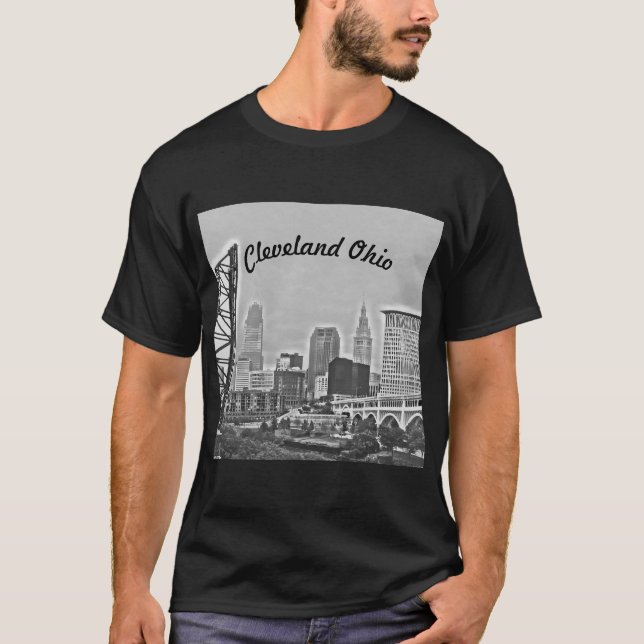 Camiseta River View BW Cleveland (Anverso)