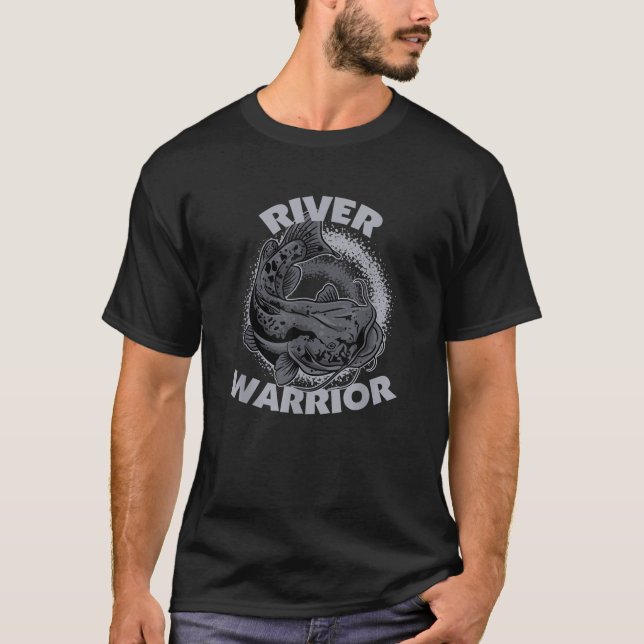 Camiseta River Warrior Flathead Catfish  (Anverso)