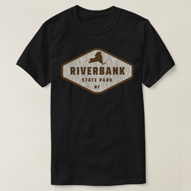 Camiseta Riverbank State Park New York Tree Log Texoo (Diseño del anverso)