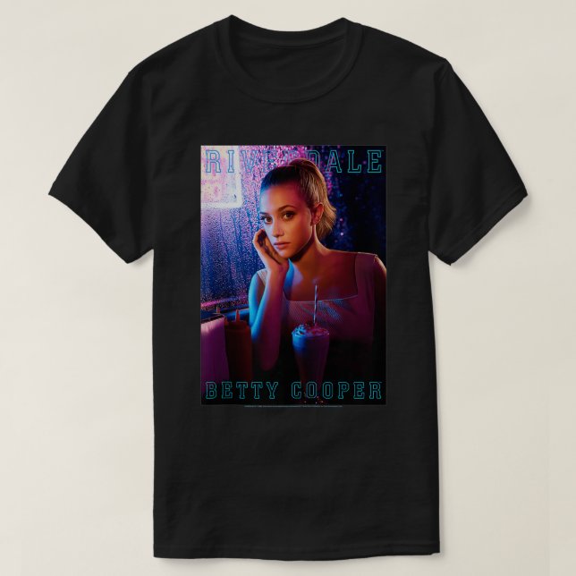 Camiseta Riverdale Betty Cooper Zip (Diseño del anverso)