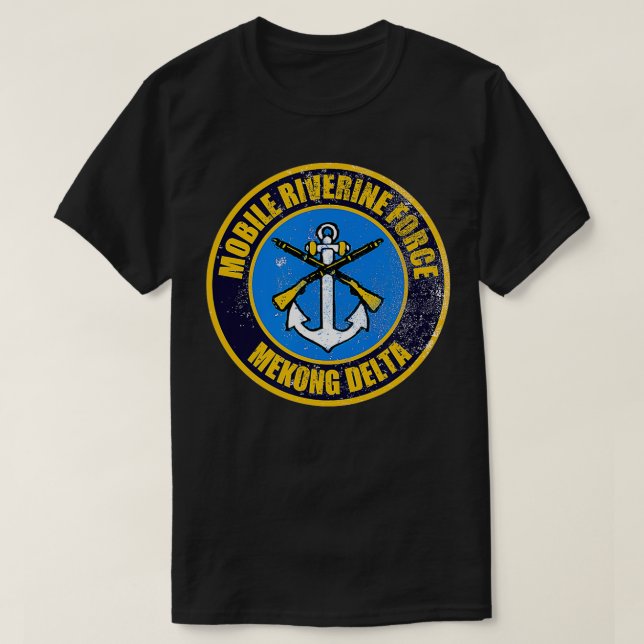 Camiseta Riverine móvil angustiado (Diseño del anverso)