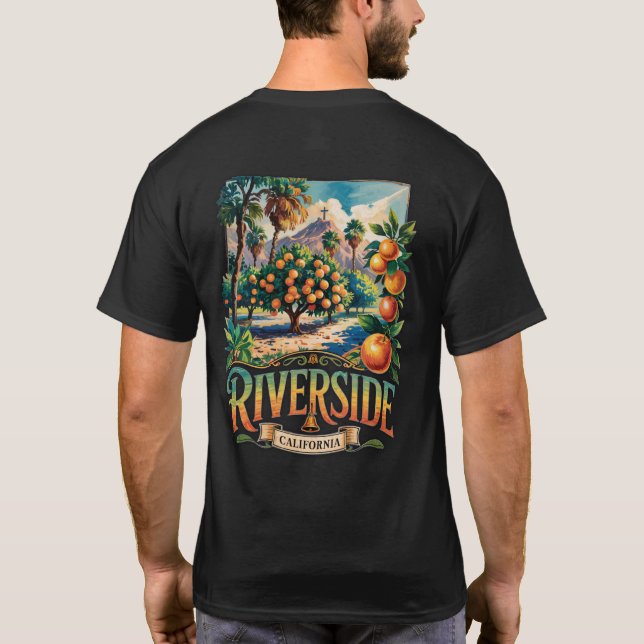 Camiseta Riverside California (Reverso)