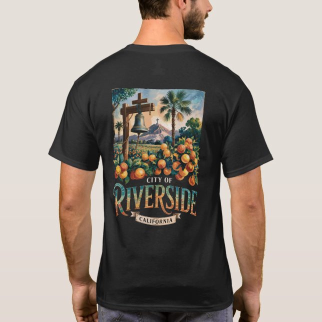 Camiseta Riverside California (Reverso)