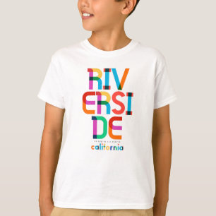Camiseta Riverside California Mid Century, Pop Art,