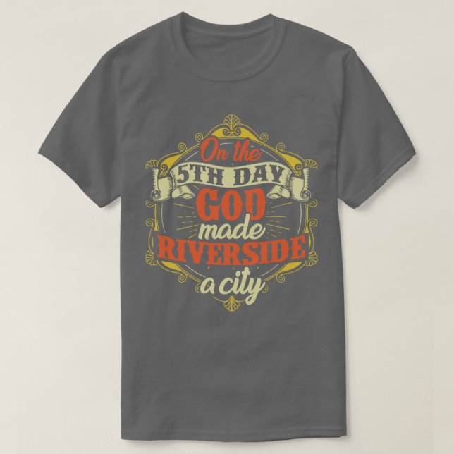 Camiseta Riverside City California (Diseño del anverso)