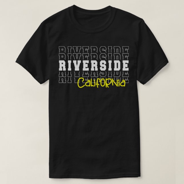 Camiseta Riverside city California Riverside CA (Diseño del anverso)