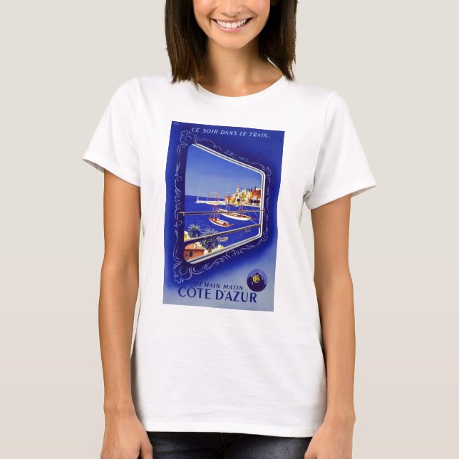 Camiseta Riviera francesa Cote d'Azur (Anverso)