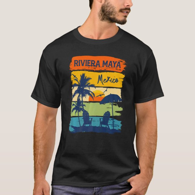 Camiseta Riviera Maya México 2022 Familia de Parejas Vacant (Anverso)
