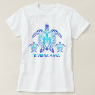 Camiseta Riviera Maya México Océano Azul Mar de tortuga Sou
