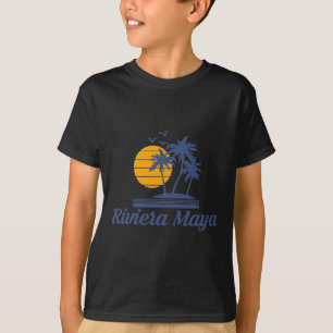 Camiseta Riviera Maya México Playa Turista Recuerdo de Vaca