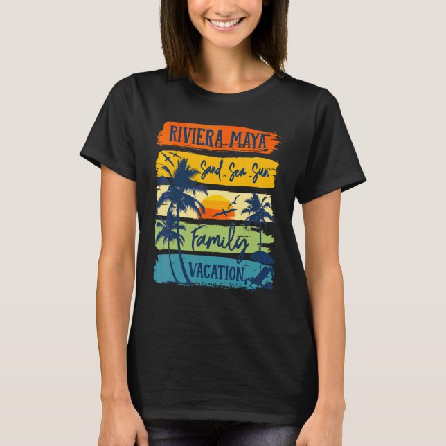Camiseta Riviera Maya México Vacation 2022 Familia coincide (Anverso)