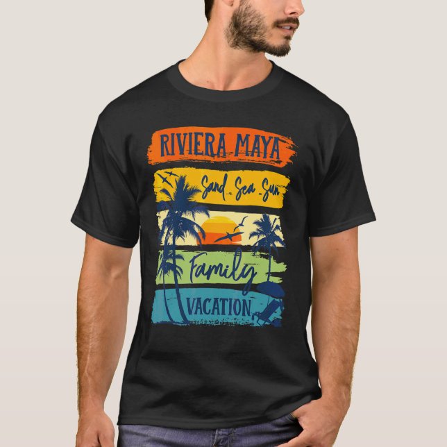 Camiseta Riviera Maya México Vacation 2022 Familia coincide (Anverso)