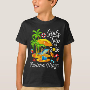 Camiseta Riviera Maya Playa México Verano Tropical Chicas