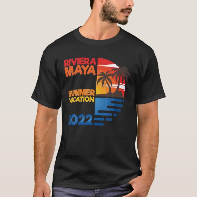 Camiseta Riviera Maya Summer Vacation 2022 Matchig Group De (Anverso)