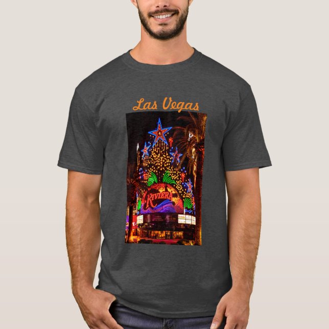 Camiseta Riviera Neon Lights Las Vegas (Anverso)