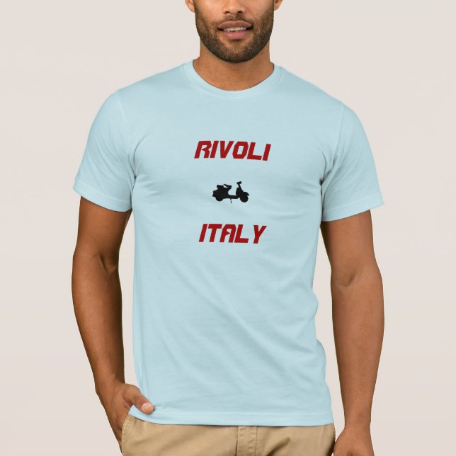 Camiseta Rivoli, Italia Scooter (Anverso)