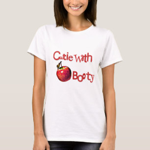 Camiseta Riyah-Li diseña Cutie con el botín de Apple
