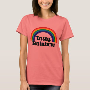Camiseta Riyah-Li diseña el arco iris sabroso