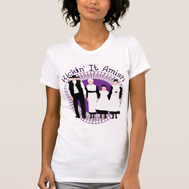 Camiseta Riyah-Li diseña Kickin él Amish (Anverso)