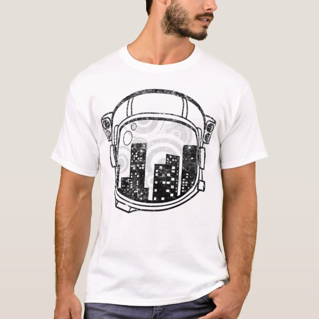 Camiseta Riyah-Li diseña paisaje urbano (Anverso)