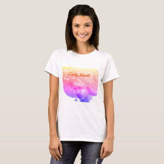 Camiseta rizada del mundo