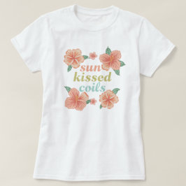 Camiseta "Rizos Besados por el Sol" Hawaiian Floral Summer 