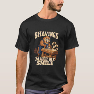 Camiseta Rizos de castor carpintero me hacen sonreír