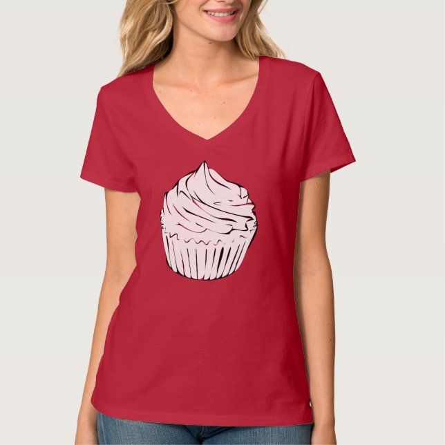 Camiseta rizos de quequitos (Anverso)