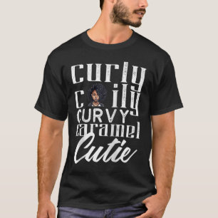 Camiseta Rizosa Cachonda Curvilínea Caramelo Muñeca Reina N