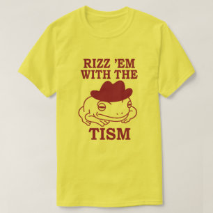Camiseta Rizz Em con The Tism Rana de Meme Divertida   Auti
