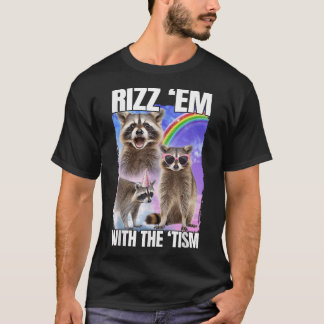 Camiseta Rizz 'Em Con 'Tism Raccoon