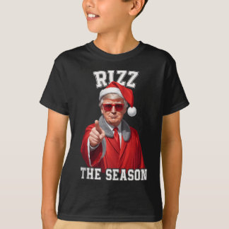 Camiseta Rizz La temporada Funny Navidades de Trump Santa C