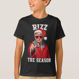 Camiseta Rizz La temporada Funny Navidades de Trump Santa C