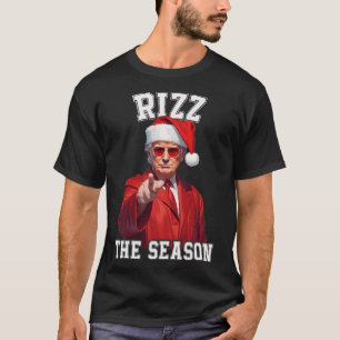 Camiseta Rizz La Temporada Funny Navidades de Trump Santa P