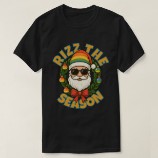Camiseta Rizz La Temporada Navideña Gay Lluvia De Ideas San