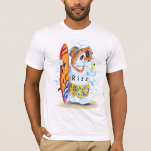 Camiseta Rizz Muñeco de Nieve Surfista