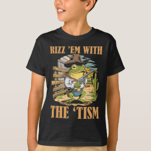 Camiseta Rízzalos Con El Tism Chistoso Autismo Rana Vaquera