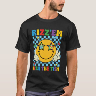 Camiseta Rízzalos Con El Tism Chistoso Conciencia de Autism