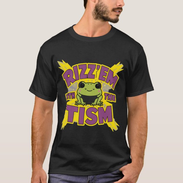 Camiseta Rizz'em con el tismo del autismo (Anverso)