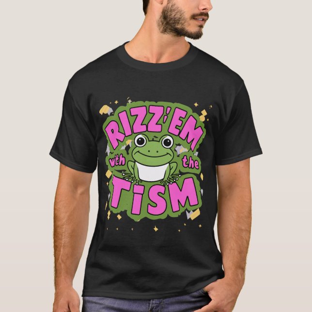 Camiseta Rizz'em con el tismo del autismo (Anverso)