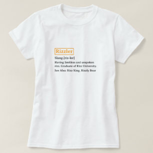Camiseta Rizzler en definición de diccionario divertida