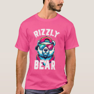 Camiseta Rizzly Lleva El Oso Grizzly De Guay Con Gafas De S